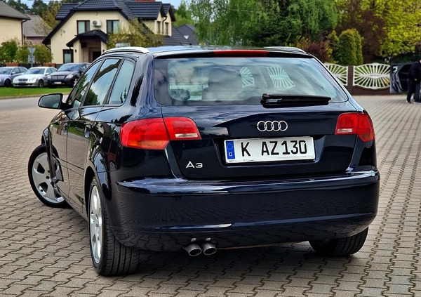 Audi A3 cena 22900 przebieg: 235000, rok produkcji 2008 z Brok małe 742